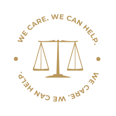 We care, we can help circular seal with legal scales in the middle