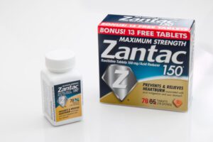 Image of box and bottle of zantac