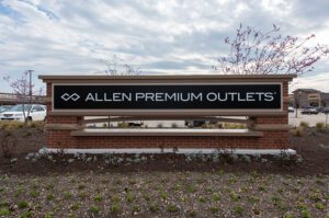 Image of Allen Premium Outlets Sign