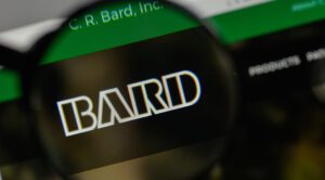 Image of Bard website logo being viewed through a magnifying glass