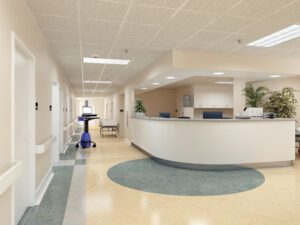 Image of interior of a hospital ward