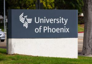 Image of University of Phoenix sign