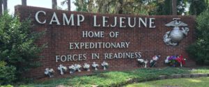 Image of Camp Lejune sign