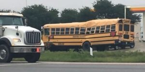 Image of Bastrop ISD bus crash