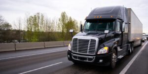 18-wheeler on highway