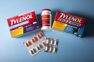 Image of various types of tylenol