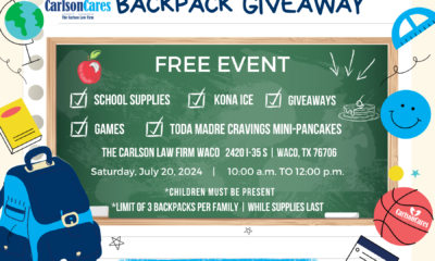2024 Waco-Backpack-Giveaway, Back To School Event