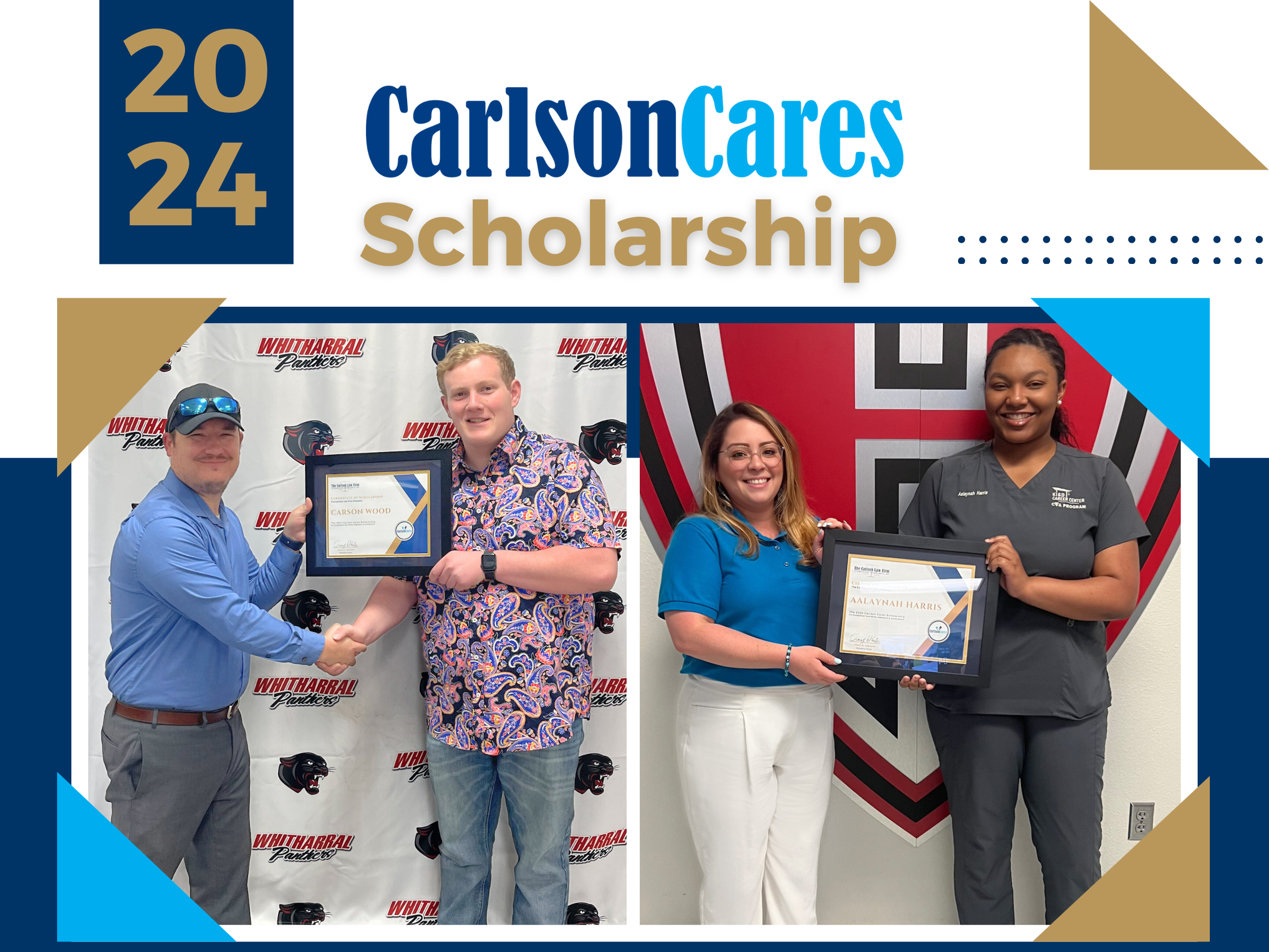 Carlson Cares Scholarship Winners 2024