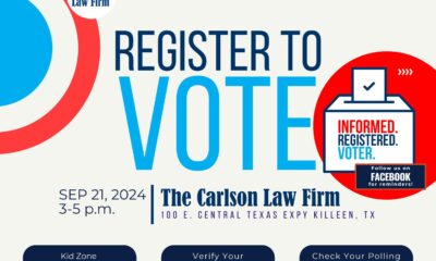 Voter Registration Drive In Killeen For Bell County Local Communities, Free Food, Kid's Activities, Stress-free Registration