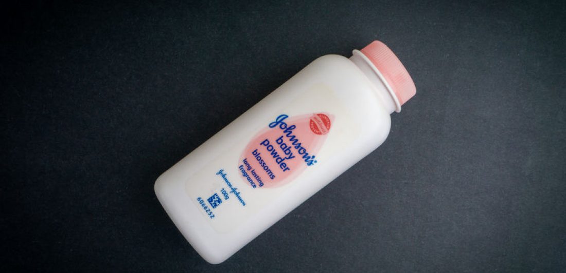 Image of Johnson's baby powder container