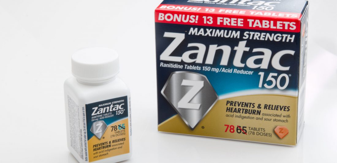 Image of box and bottle of zantac