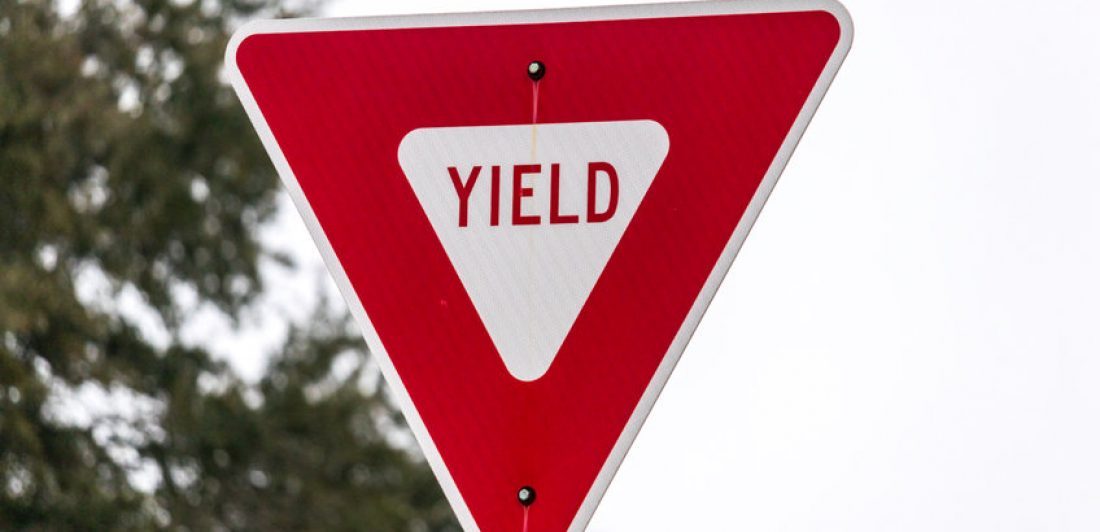 Image of a yield sign