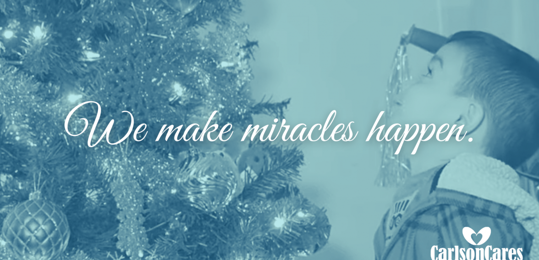 Carlson Cares Christmas Miracle Graphic