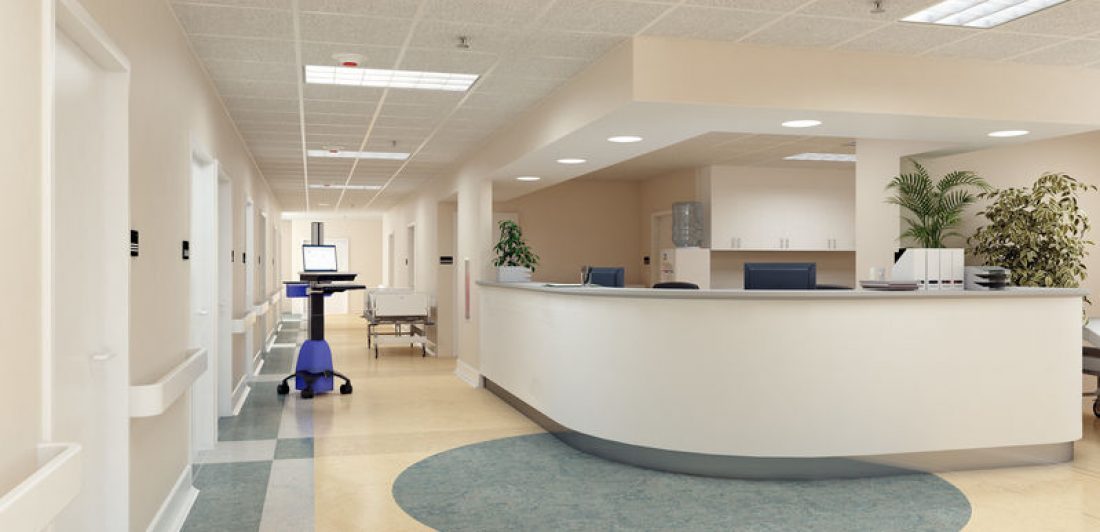 Image of interior of a hospital ward