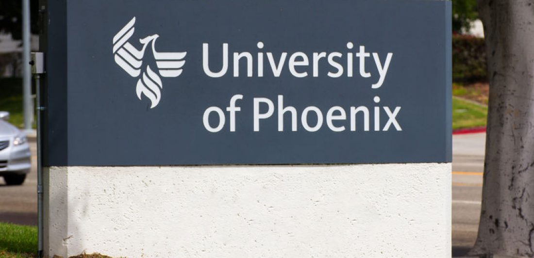 Image of University of Phoenix sign