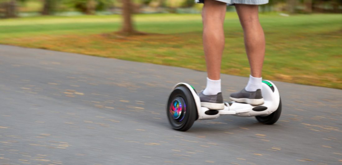 Image of a person riding a hoverboard