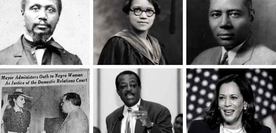 Images of notable African American lawyers