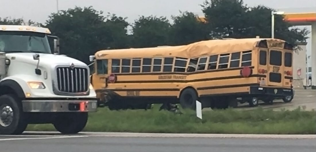 Image of Bastrop ISD bus crash