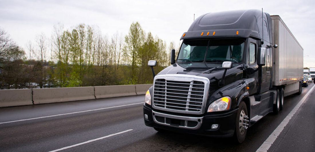 18-wheeler on highway