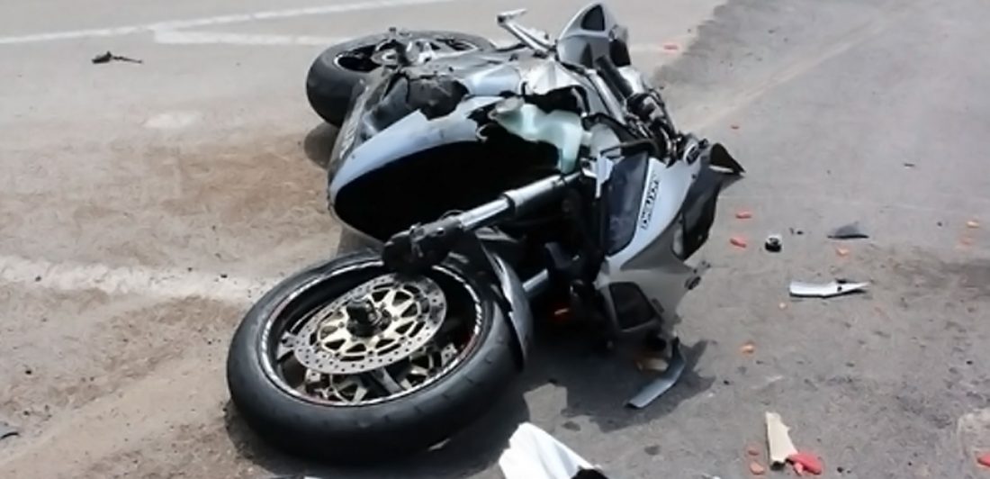 Image of motorcycle accident