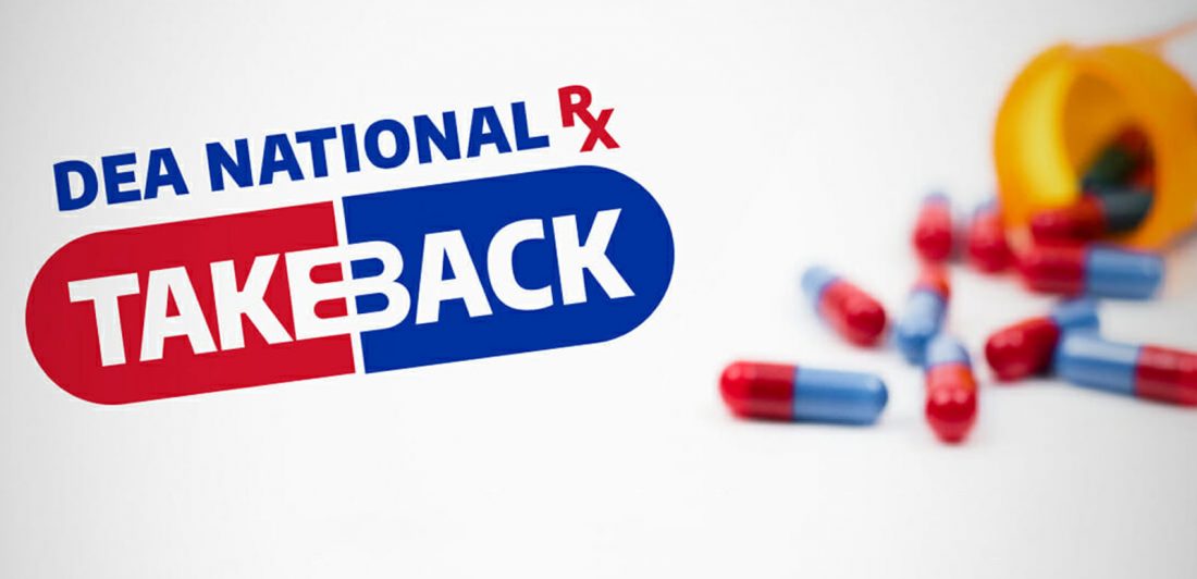 Graphic depicting DEA National RX Take back day