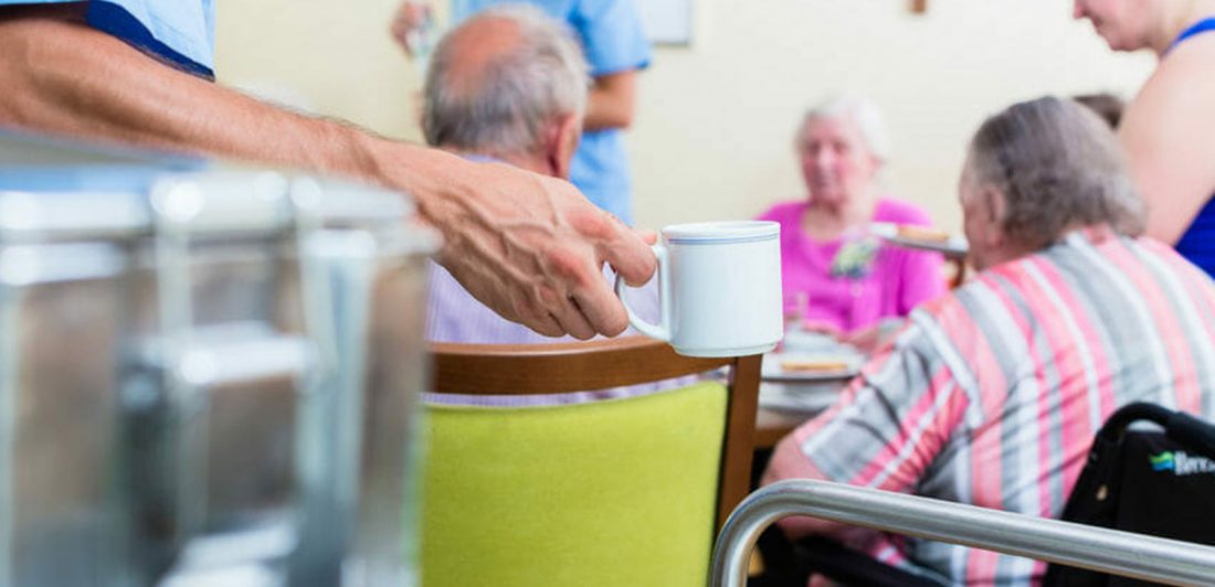 image of elderly people in a nursing home