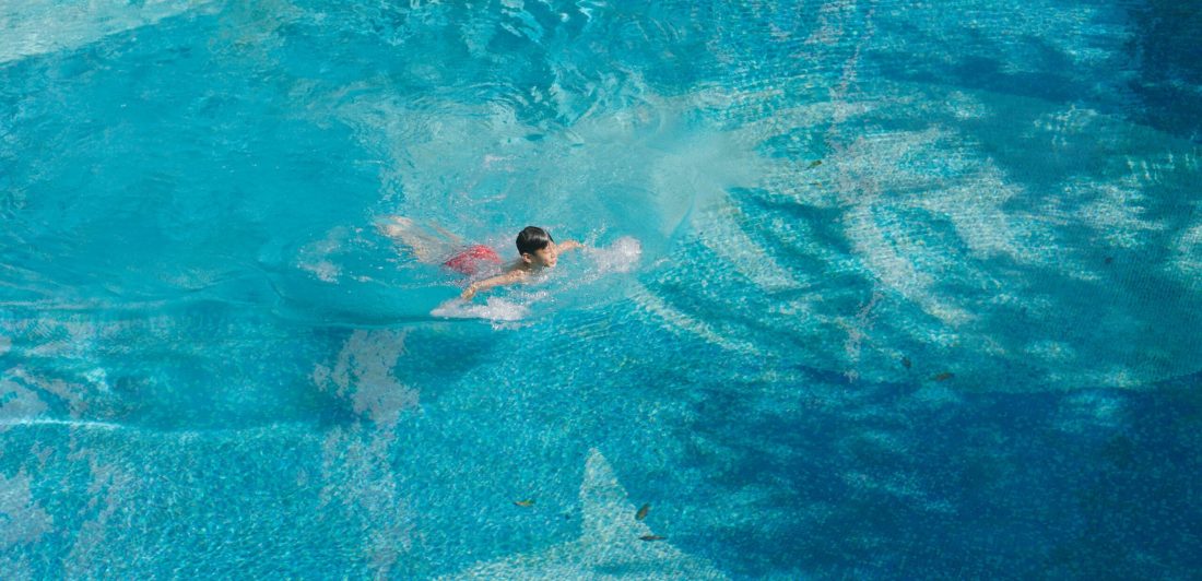 Image of child in a swimming pool